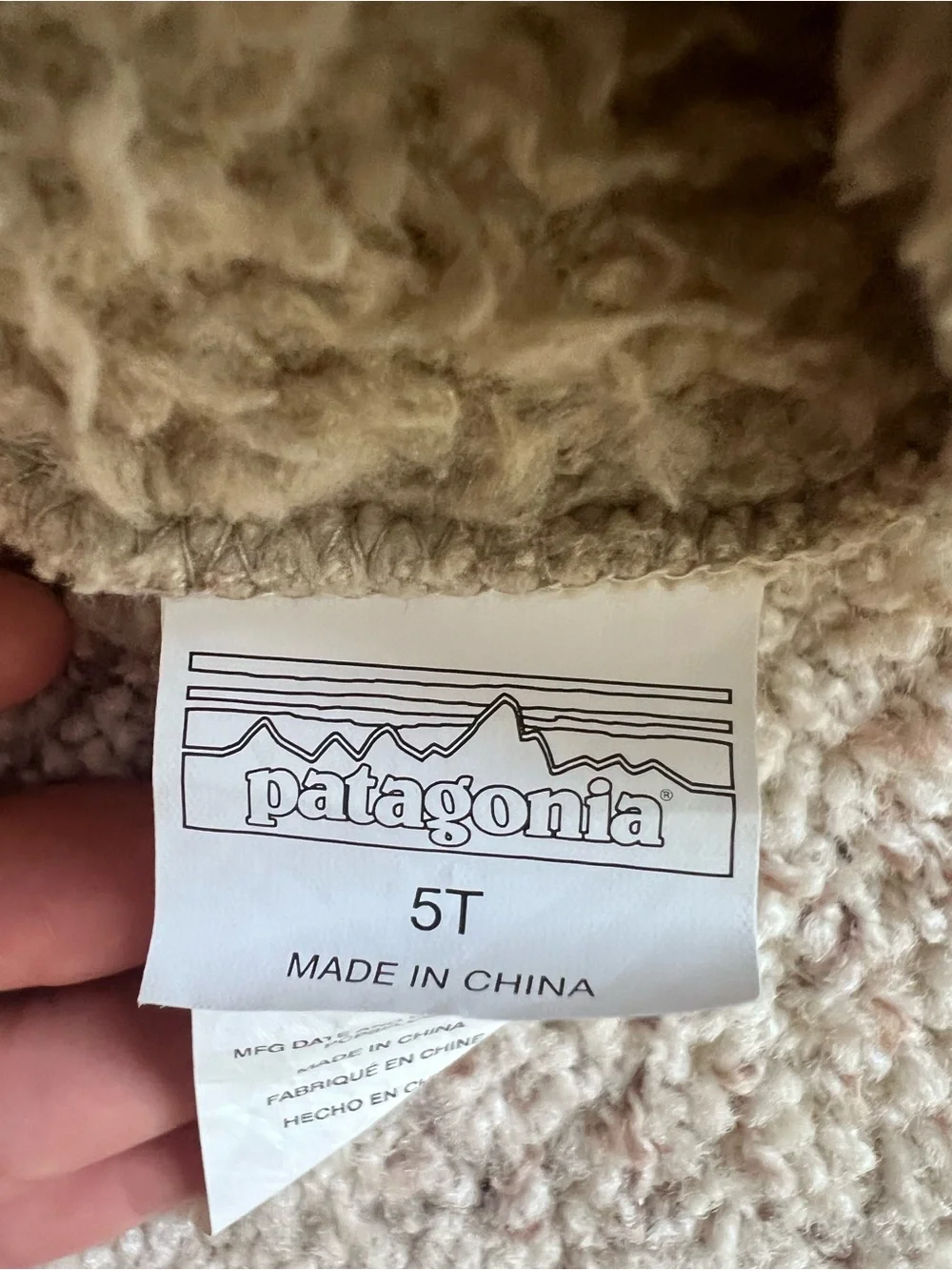 Patagonia Plush Bear Beanie Kid